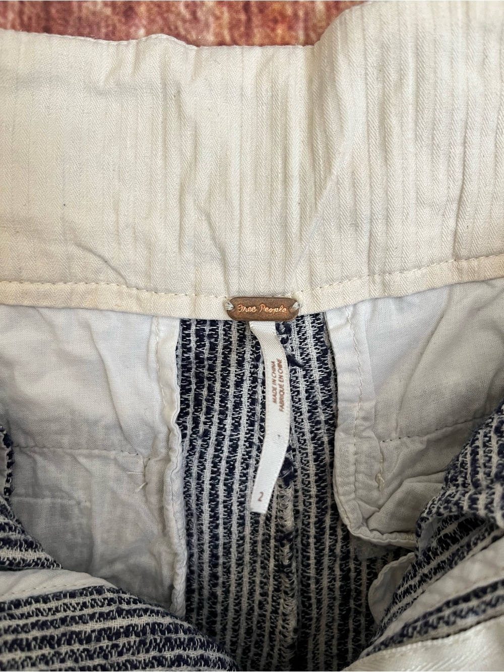 Free People | High-Waisted Cropped Trousers - Picture 9 of 11
